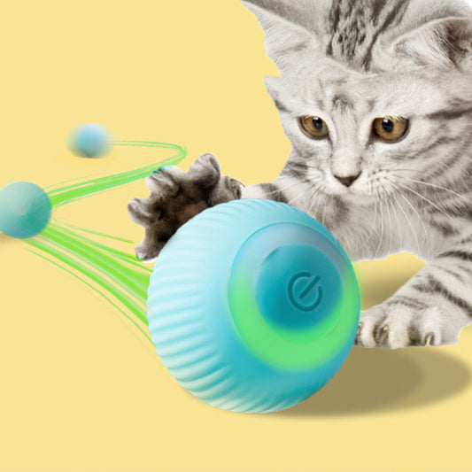 USB charging gravity electric rolling ball electric cat toy